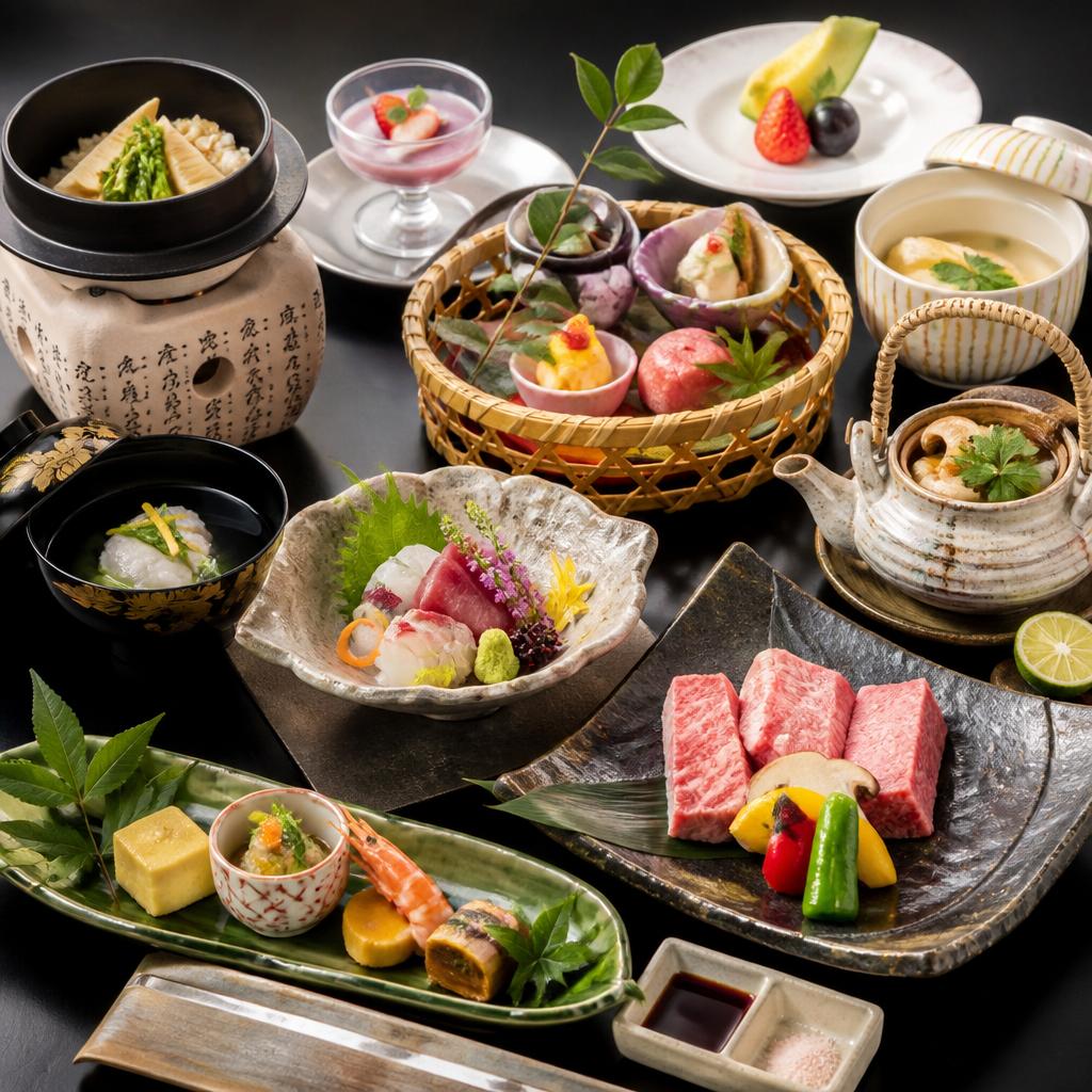 豊富な料理メニュー
