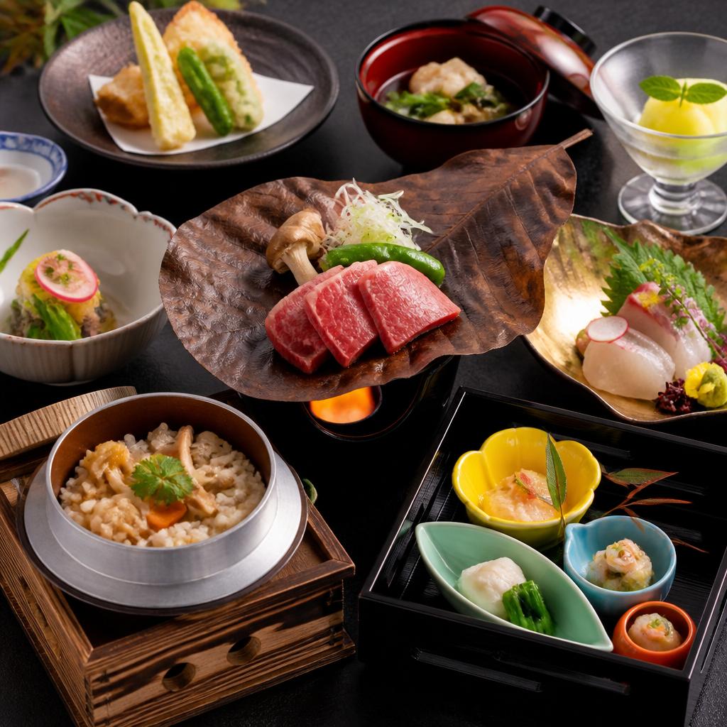 多彩な会席料理メニュー