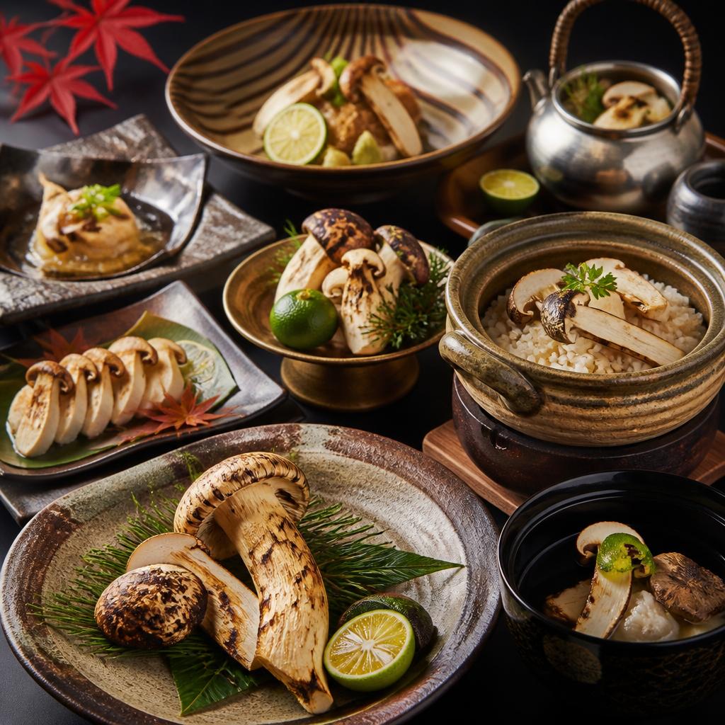 思い出に残る食事会を彩る、松茸の香り漂う特別メニュー