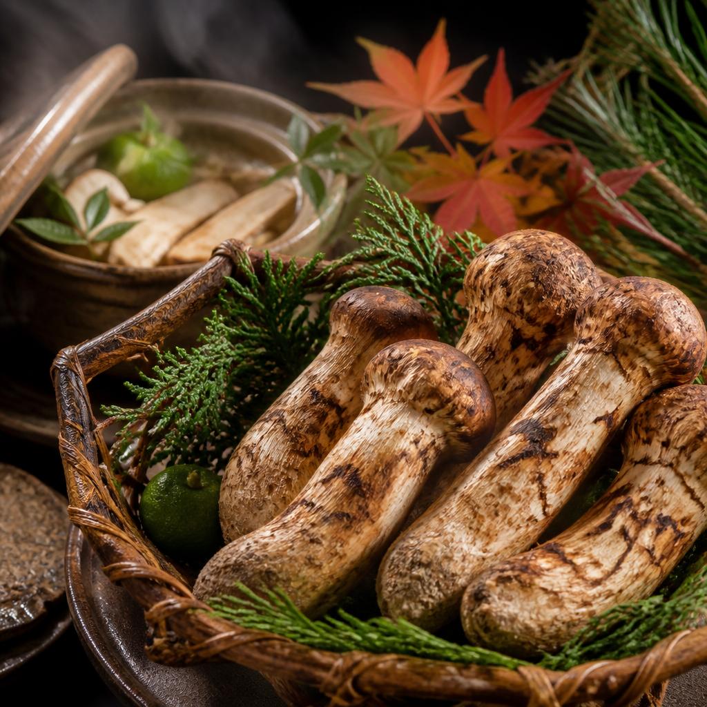 特別な日にふさわしい選択。地元産松茸の贅沢を味わう！