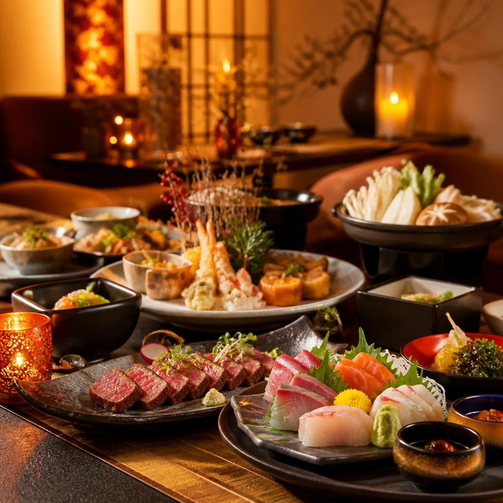 特別な思い出を彩る宴会プランで忘新年会を満喫！
