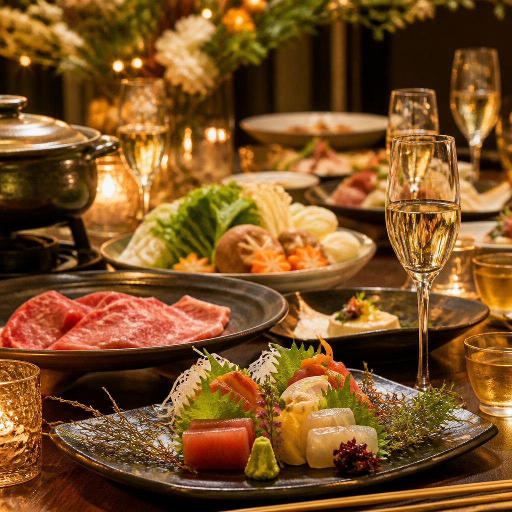 大切な仲間と共に過ごす忘年会・新年会を彩る美食時間