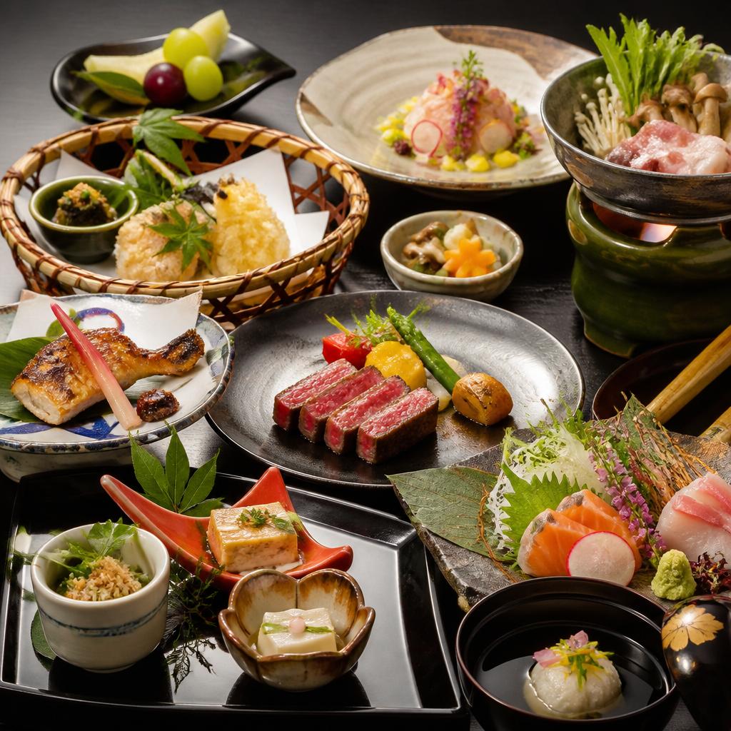 多彩な料理メニュー