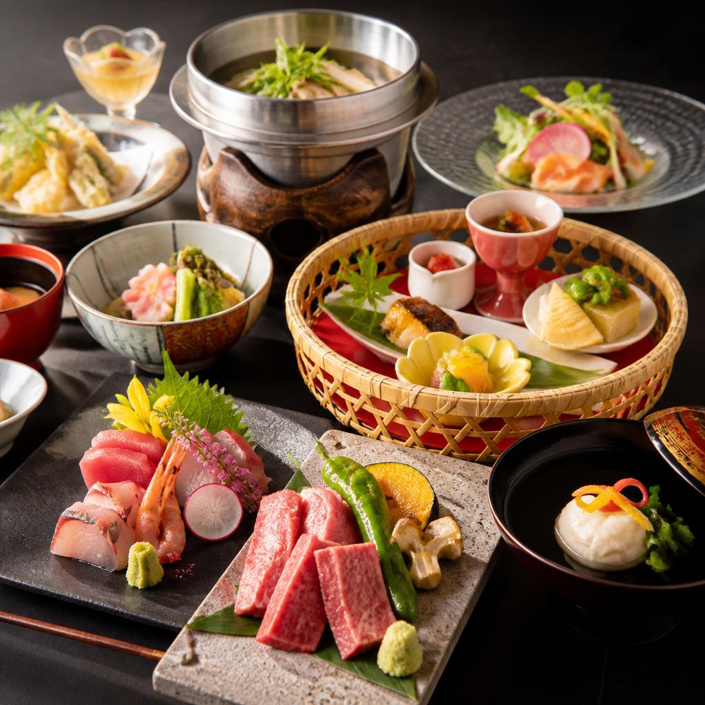 信州の贅沢食材を使用した料理