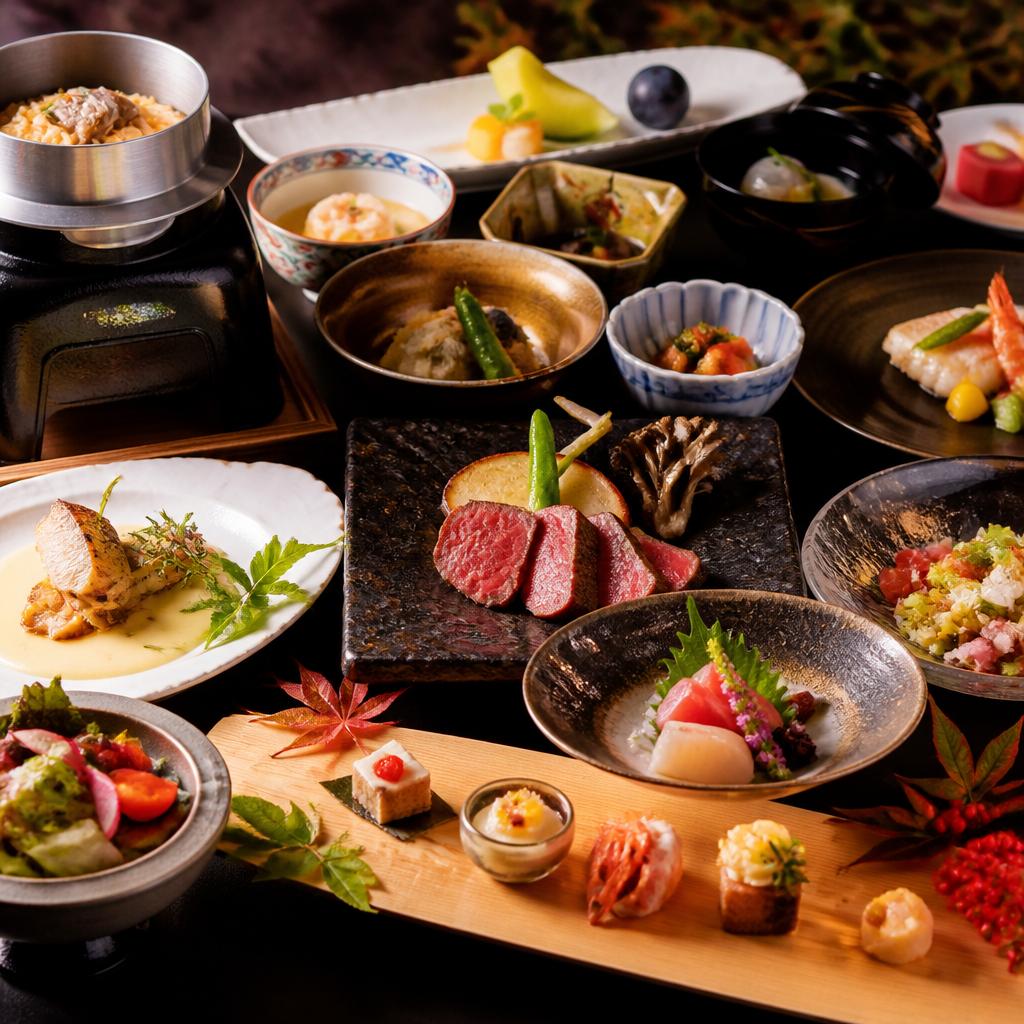 自慢の会席料理