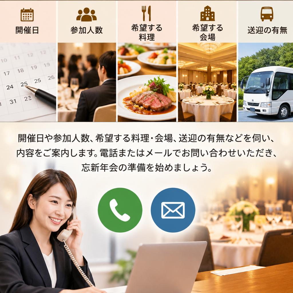 日程・人数が未定でも大丈夫。まずはお気軽にご相談ください