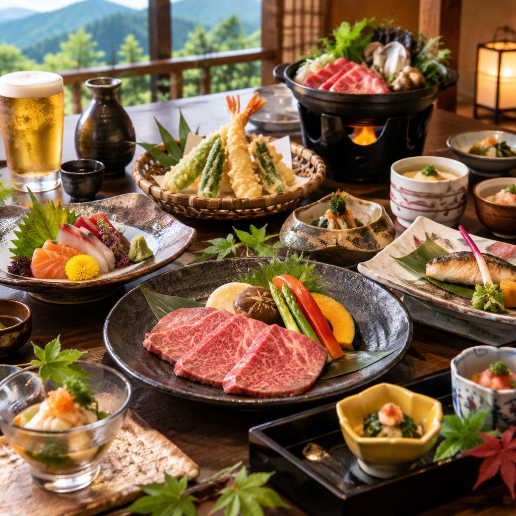 旬の信州を味わう、宴席にふさわしい料理