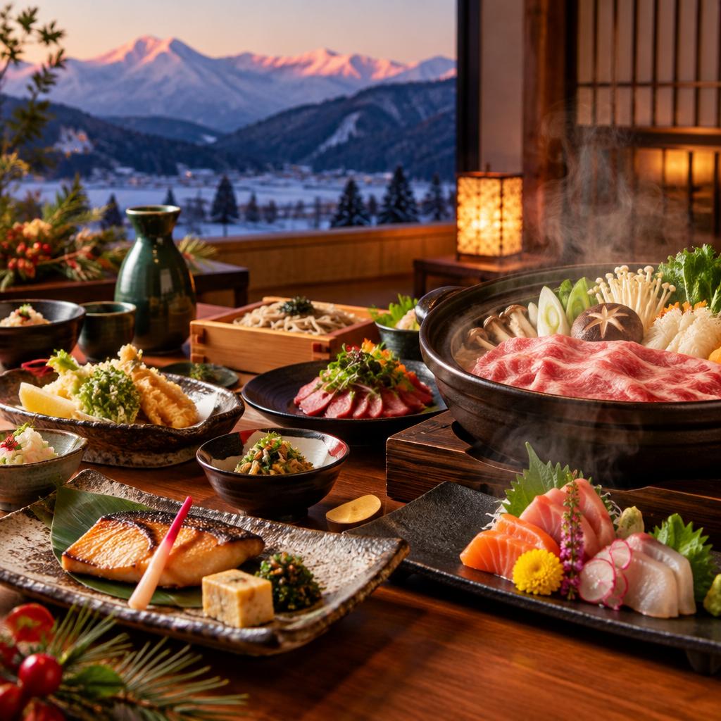 一年の締めくくりも、新しい年の始まりも。信州の美食とくつろぎで、心に残る忘新年会を。