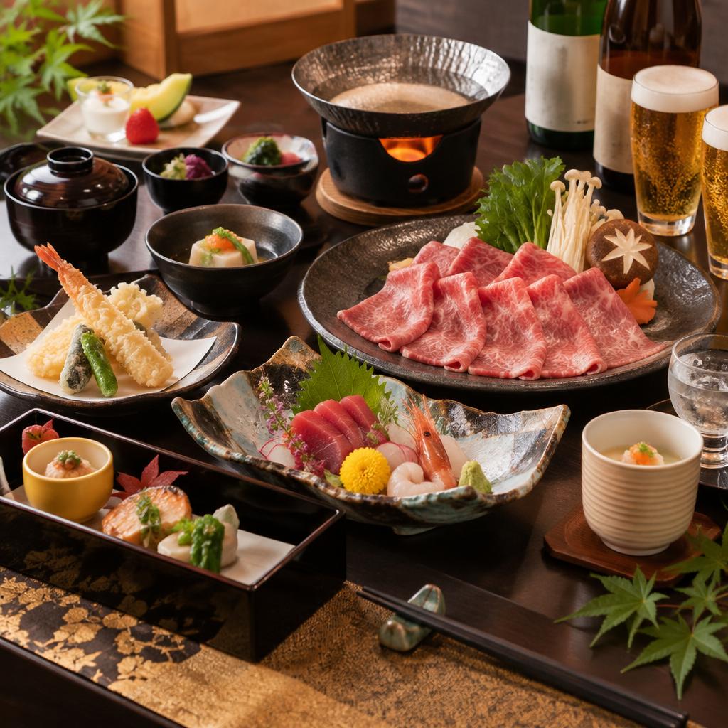 旬の信州を囲む、会話が弾む宴会料理