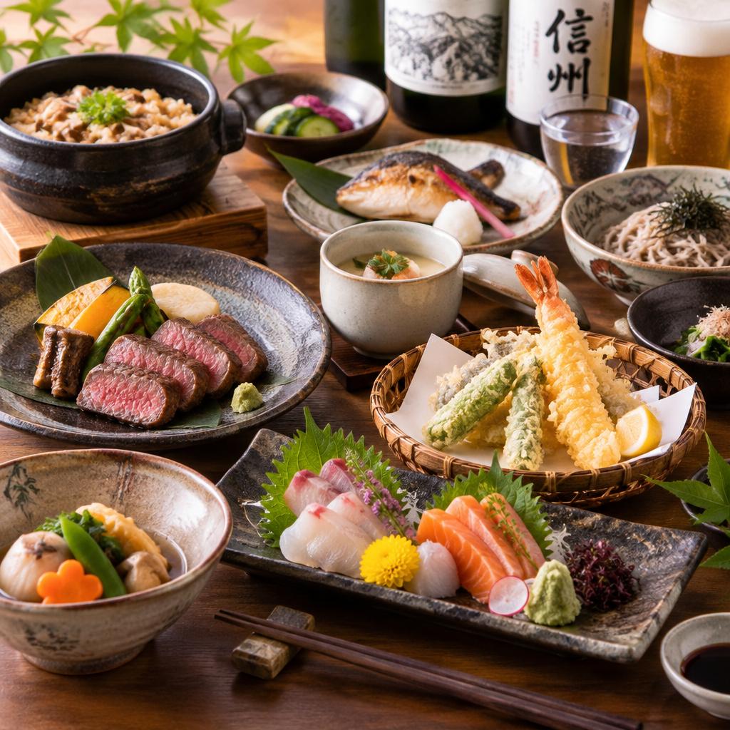 一年の締めくくりも、新しい年の始まりも。旬を味わう宴会コース