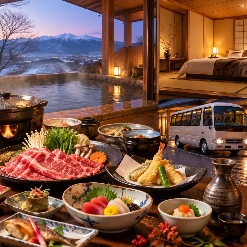 忘新年会は、塩尻の美食とくつろぎの宿で。送迎付きの宴会から宿泊まで、大切な仲間とのひとときを心ゆくまで。