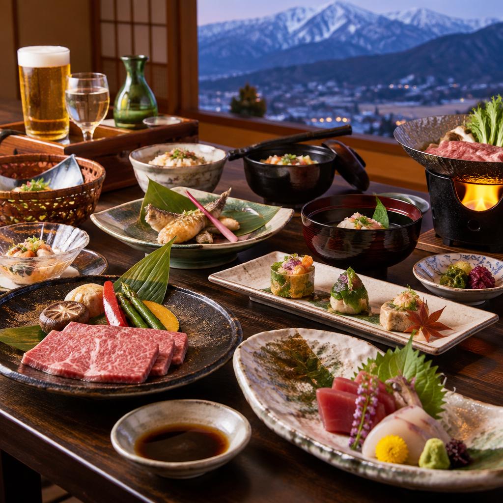 旬の信州を味わう、宴会コースと会席料理