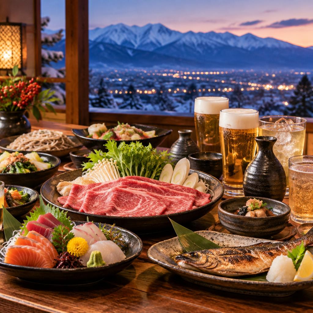 忘新年会は、信州の美食と飲み放題で。仲間と笑顔を分かち合う、塩尻の宴へ。