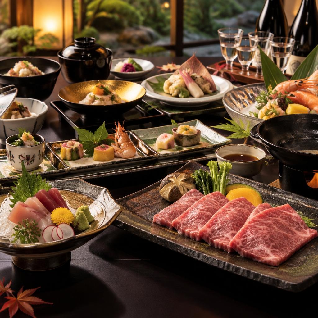 旬の信州を味わう、宴会のための料理